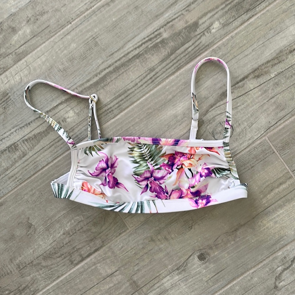 Floral Print Xhilaration Swim Top